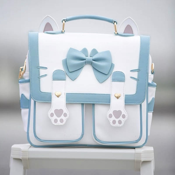 Fashion Lolita Cat Paw Backpack PN6530