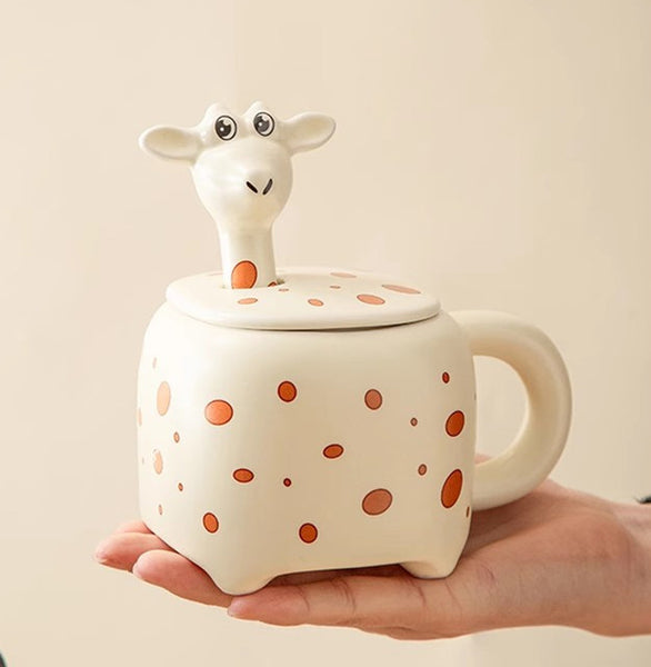 Kawaii Giraffe Ceramic Mug PN6674