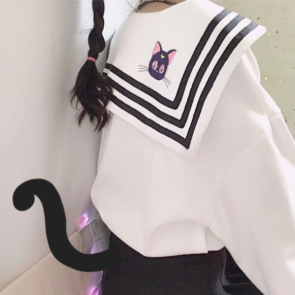 Sailormoon Luna Navy Hoodie PN1091