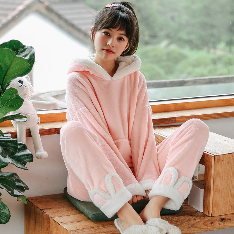 Lovely Rabbit Ears Winter Pajamas PN4585 – Pennycrafts