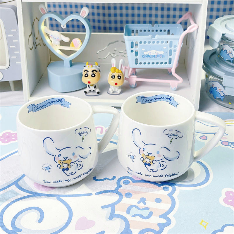 New Style Anime Ceramic Cup And Dish Set PN4857 – Pennycrafts