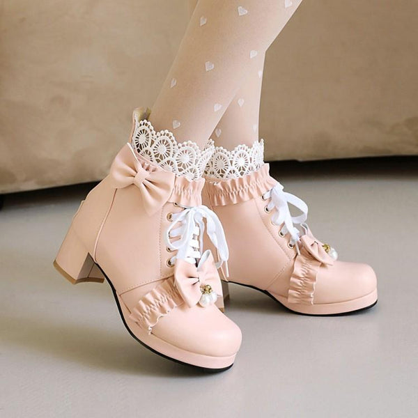 Fashion Bowtie Lolita Shoes PN4570