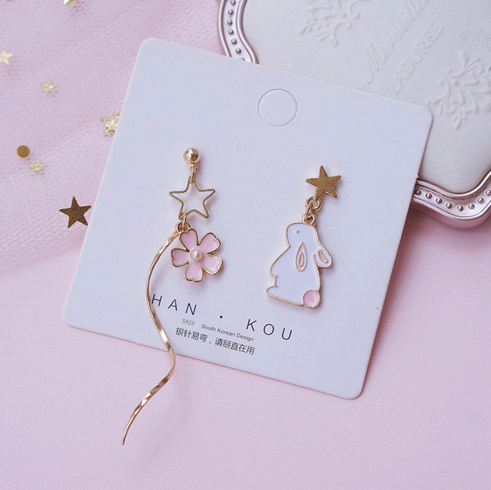 Rabbit Sakura Earrings/Clips PN2942 – Pennycrafts