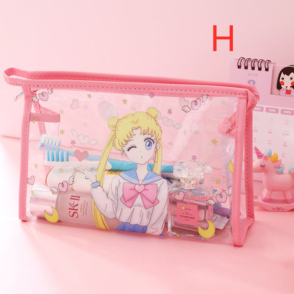 Sailormoon Transparent Waterproof Makeup bag PN1555