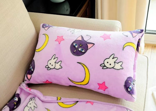 Cartoon Luna Blanket and Pillowcover  PN3043