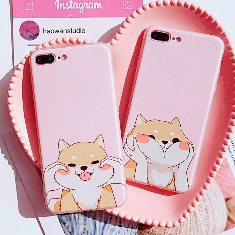Cute Corgi Phone Case for iphone 6/6s/6plus/7/7plus/8/8P/X PN0832 –  Pennycrafts