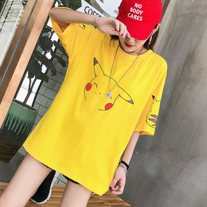 Yellow Loose Pikachu Tshirt PN1427