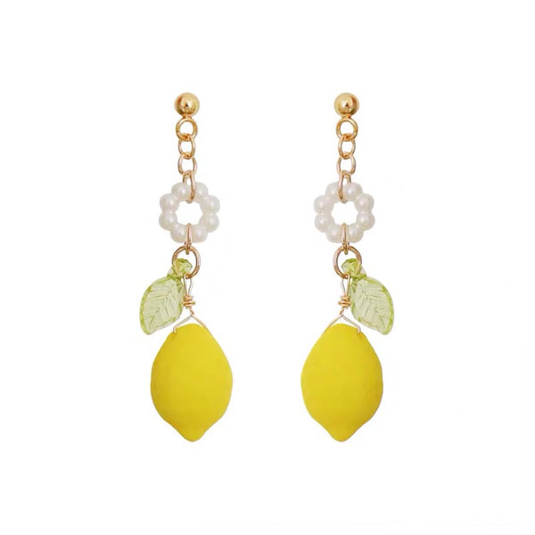 Cute Lemon Earrings/Clips PN2522