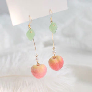 New Pink Peach Earrings/Clips PN2507