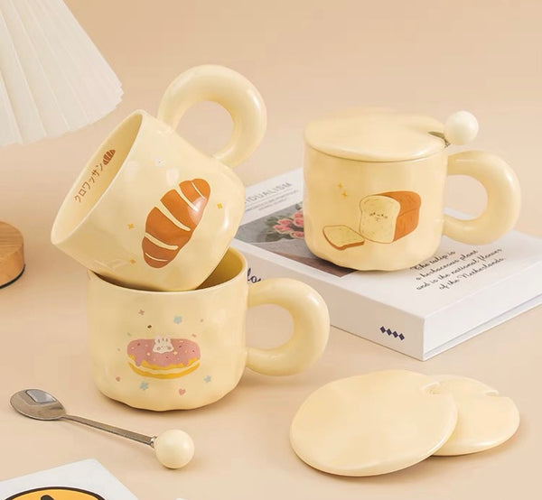 Kawaii Bread Mug PN7134