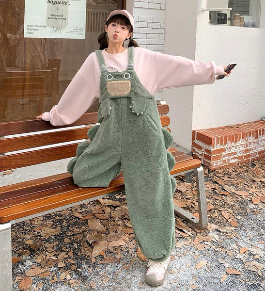 Lovely Dinosaur Overall /Trousers PN7077