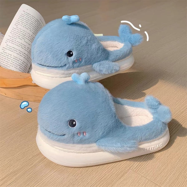 Cute Whale Parent-child Slippers PN7279