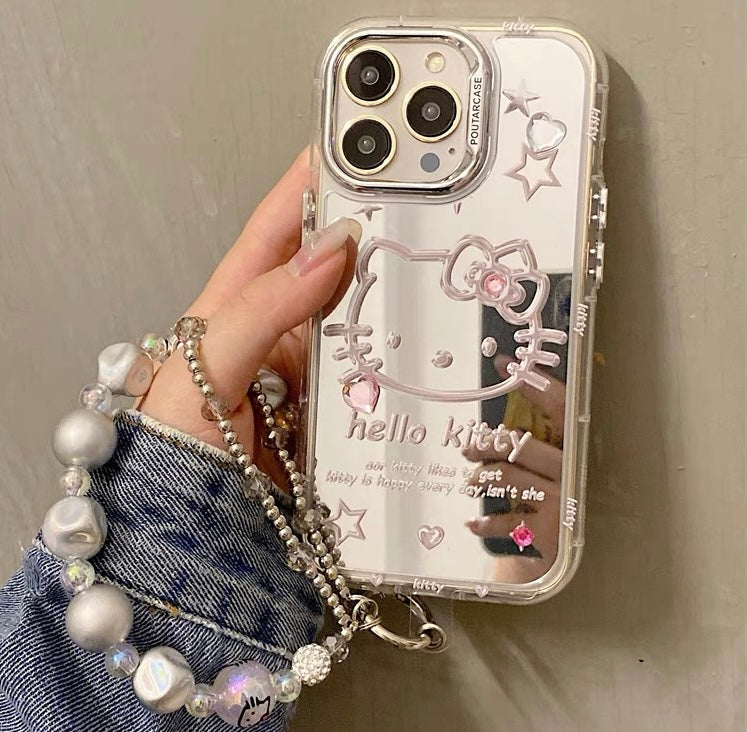 Kawaii Kitty Phone Case for iPhone 12/12pro/12pro max/13/13pro/13pro max/14/14 pro/14pro max/15/15pro/15pro max PN6402