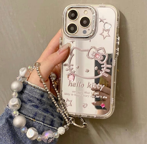 Kawaii Kitty Phone Case for iPhone 12/12pro/12pro max/13/13pro/13pro max/14/14 pro/14pro max/15/15pro/15pro max PN6402