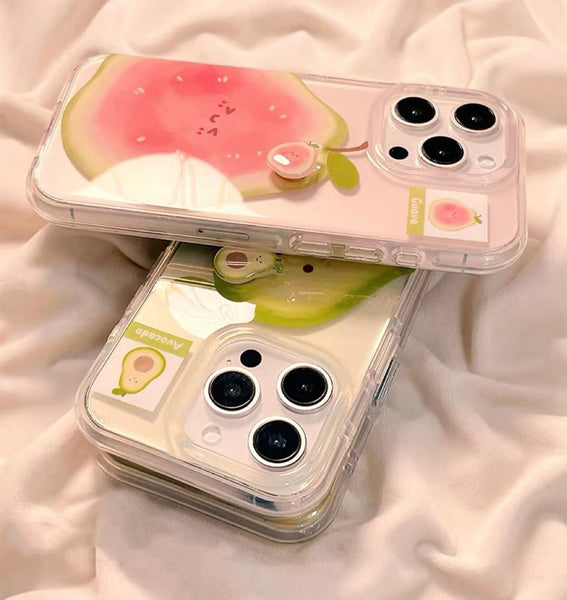 Cute Fruits Phone Case for iPhone 13/13pro/13pro max/14/14pro/14pro max/15/15pro/15pro max/16/16pro/16pro max/17/17pro/17pro max PN7403