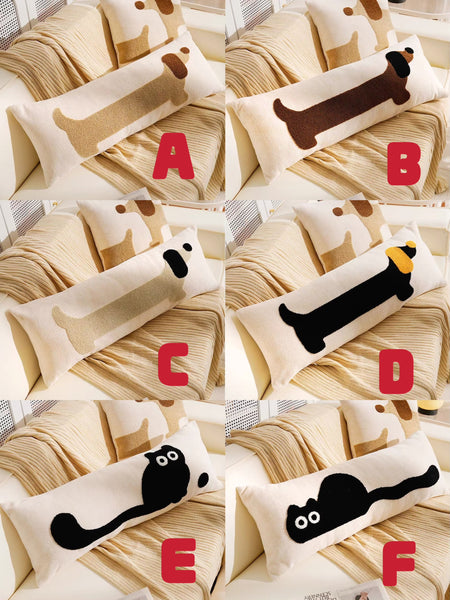 Cute Dog And Cat Pillow PN7174