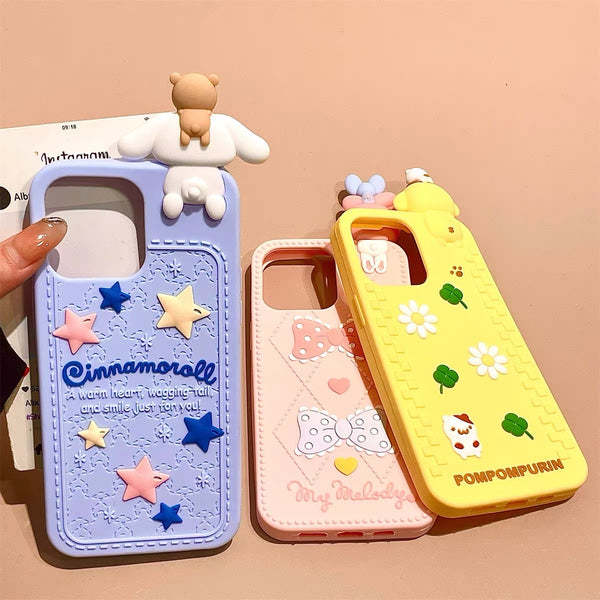Kawaii Phone Case for iPhone 11/12/12pro/12pro max/13/13pro/13pro max/14/14pro/14pro max/15/15pro/15pro max/16/16pro/16pro max/ PN7303