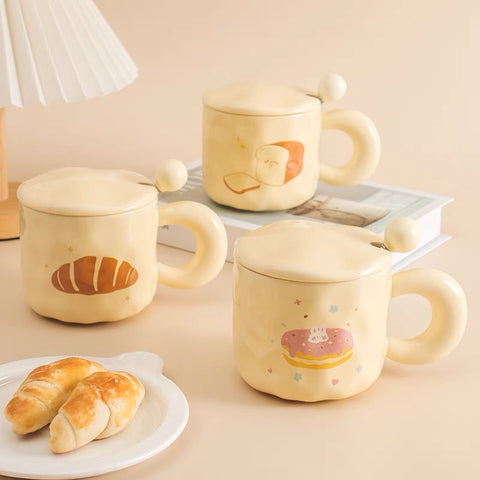Kawaii Bread Mug PN7134
