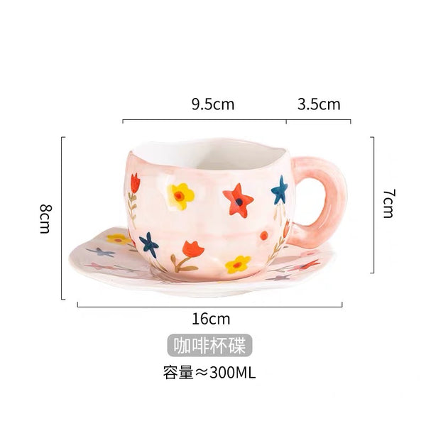 Fashion Coffee Cup Plate Set PN7216