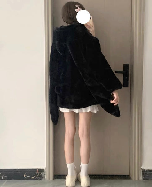 Cute Long Ear Soft Coat PN7273