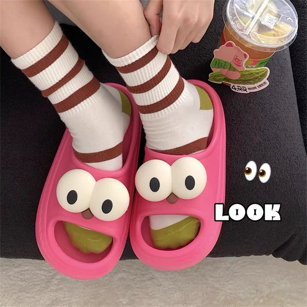 Cute Big Eyes Slippers PN7213
