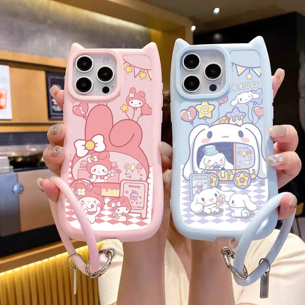 Kawaii Phone Case for iPhone 11/12/12pro max/13/13pro/13pro max/14/14pro/14pro max/15/15pro/15pro max/16/16pro/16pro max PN7156