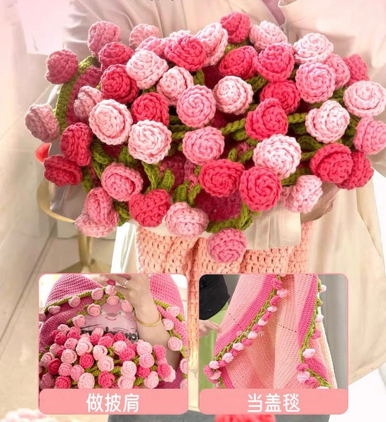 Pretty Rose Handmade Blanket Pn7194