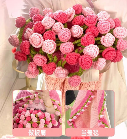 Pretty Rose Handmade Blanket Pn7194