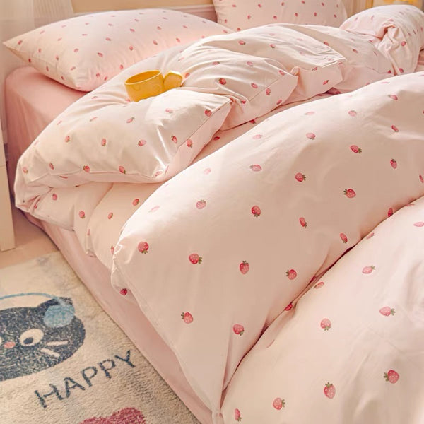 Lovely Strawberry Bedding Set PN7382