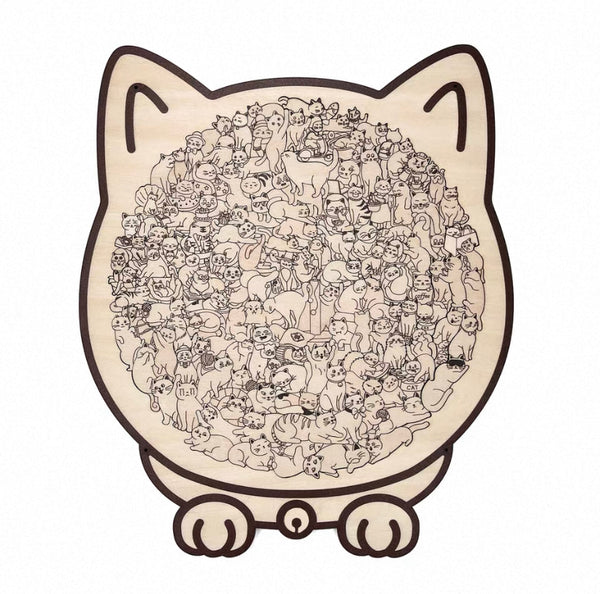 Cute Cat Jigsaw PN7341