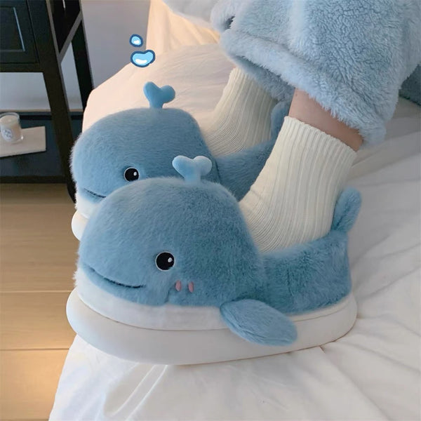 Cute Whale Parent-child Slippers PN7279