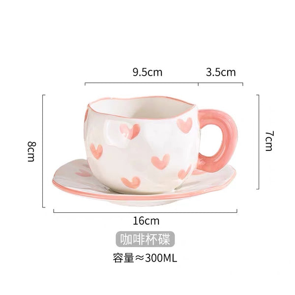 Fashion Coffee Cup Plate Set PN7216