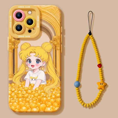 Cute Girls Phone Case for iPhone 11/11pro/11pro max/12/12pro/12mini/12pro max/13/13mini/13pro/13pro max/14/14pro/14pro max/15/15pro/15pro max/16/16pro/16pro max/16plus/PN7169