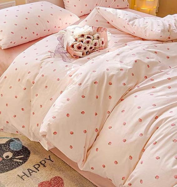Lovely Strawberry Bedding Set PN7382