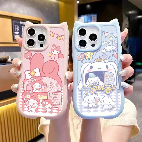 Kawaii Phone Case for iPhone 11/12/12pro max/13/13pro/13pro max/14/14pro/14pro max/15/15pro/15pro max/16/16pro/16pro max PN7156