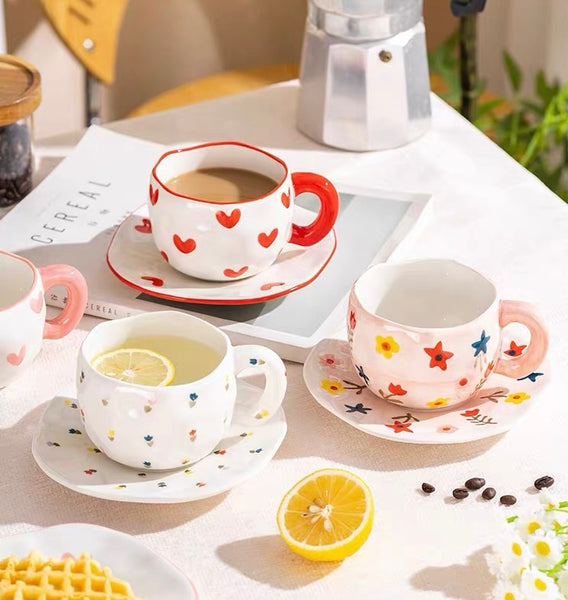 Fashion Coffee Cup Plate Set PN7216