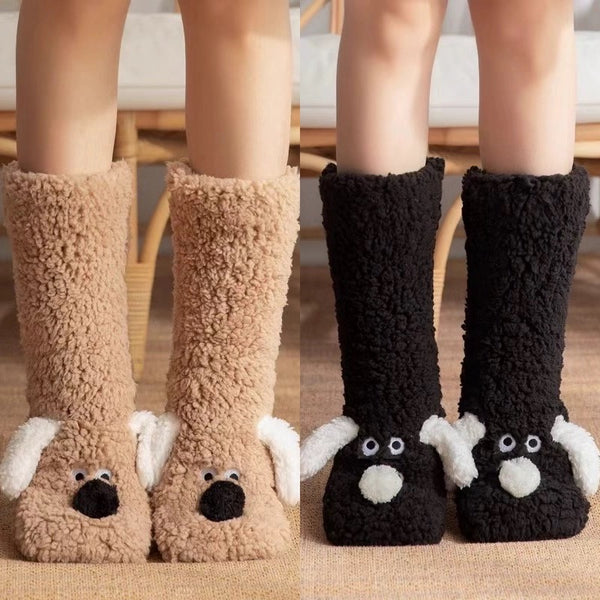Kawaii Dog Floor Socks PN7310