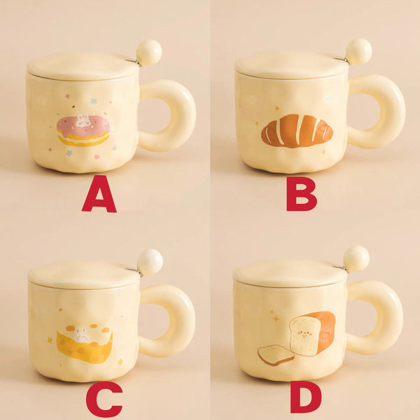 Kawaii Bread Mug PN7134