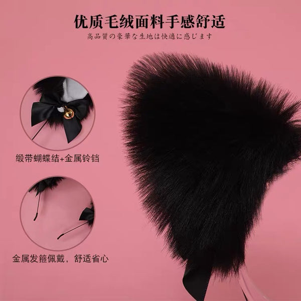 Lolita Cat Ears Hair Clasp PN7198