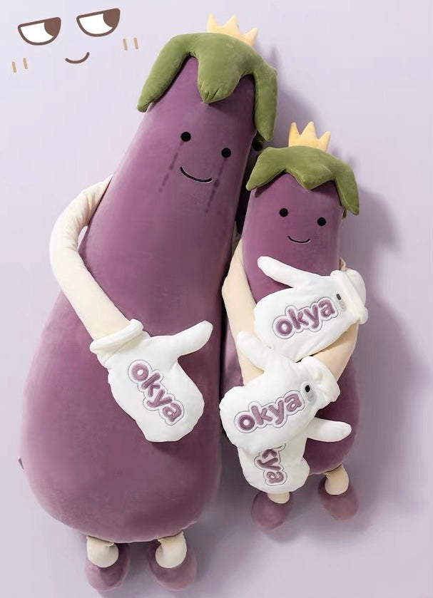 Kawaii Eggplant Plush Toy PN7348 – Pennycrafts