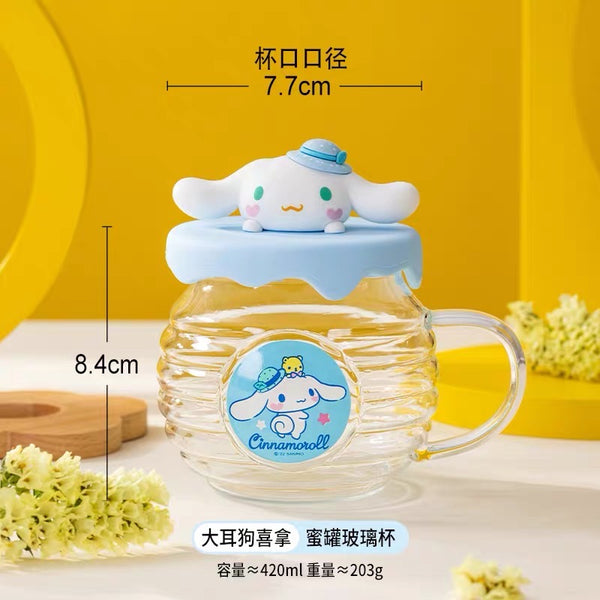 Cartoon Anime Glass Water Cups PN7264