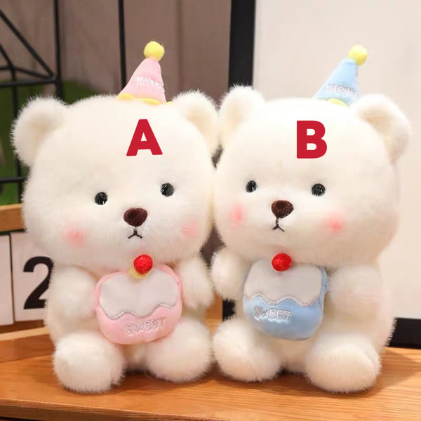 Kawaii Cake Bear Plush Toy PN7221