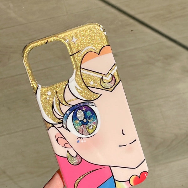 Kawaii Sailormoon Phone Case for iPhone 11/12/12pro/12pro max/13/13pro/13pro max/14/14pro/14pro max/15/15pro/15pro max PN6416