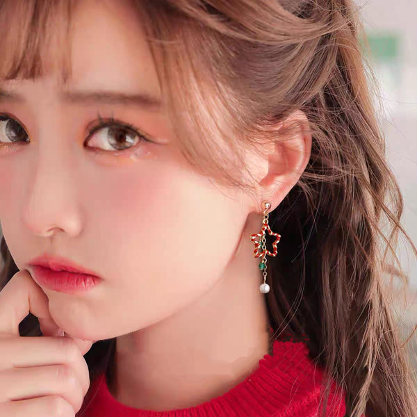 Christmas Star Earrings/Clips PN7199