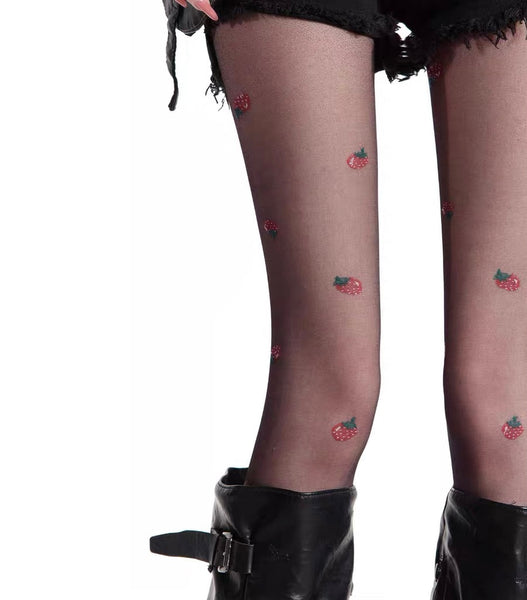 Kawaii Strawberry Tights /Socks PN7386