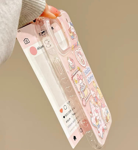 Pretty Phone Case for iPhone 13/14/14pro/14pro max/15/15pro/15pro max/16/16pro/16pro max/17/17pro/17pro max/ PN7283