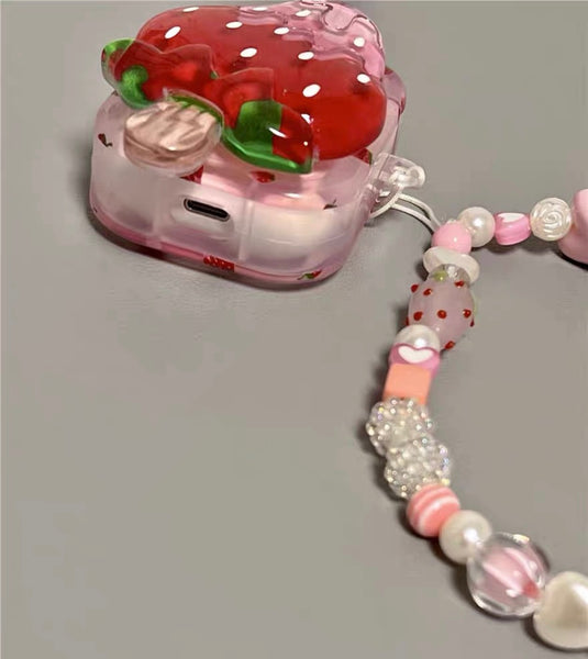 Strawberry Airpods Case For Iphone PN6744