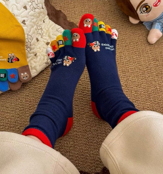 Cute Bear Fingers Socks PN7158