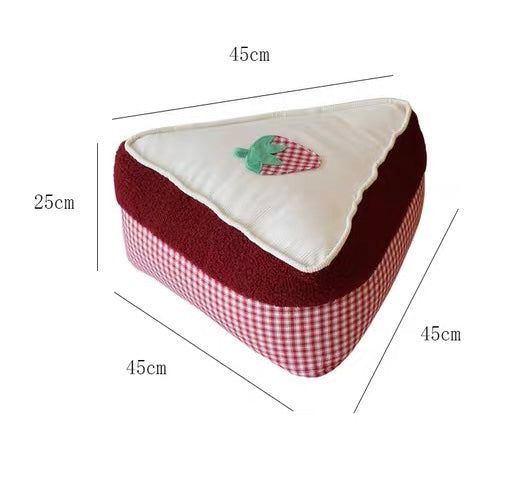 Kawaii Strawberry Seat Cushion PN7172