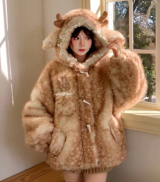 Fashion Deer Soft Coat PN7320